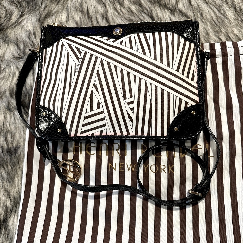 Henri bendel Disturbed Stripe Crossbody